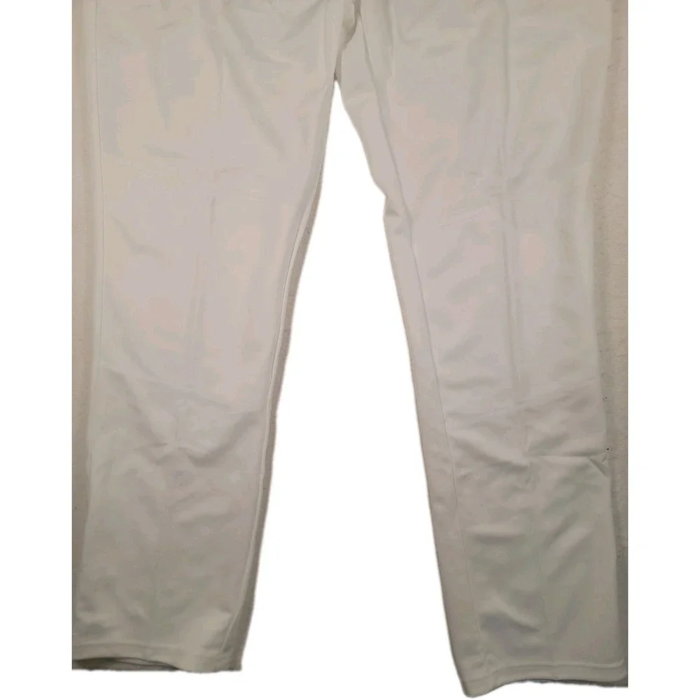 Adidas Icon Pro Baseball Pants Mens 3XL White Tapered Open Hem‎ Softball NWT